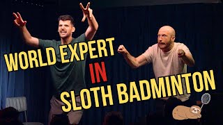 He has to translate a FAKE TED TALK (it's gibberish) | IMPROV GAME: TRANSLATOR