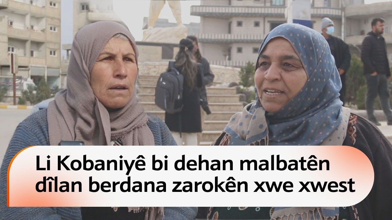 Li Kobaniyê bi dehan malbatên dîlan berdana zarokên xwe xwest
