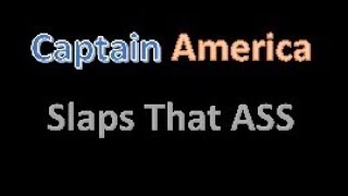 Captain America Slaps Black Widows Ass
