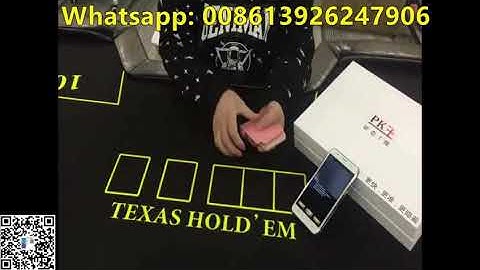 Magic Clothes Camera poker scanner For Invisible Bar Codes Marked Playing Cards