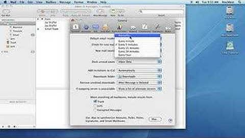 Setting Your Mail Checking Preferences