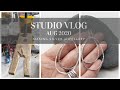 Studio Vlog | How I make silver studs | Silversmith Jewelry Studio | Aug 2020