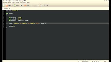 C Programming Tutorial II - Variables