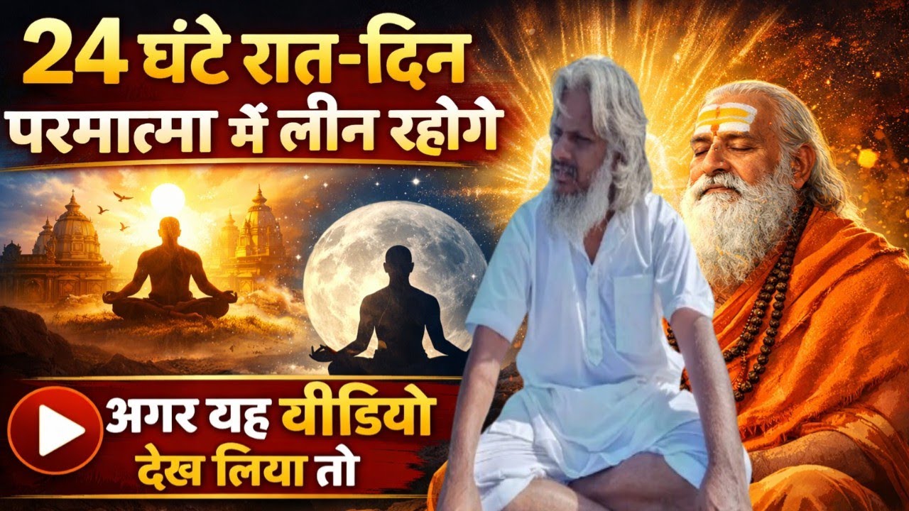 24 घंटे रात-दिन परमात्मा में लीन रहोगे — अगर यह वीडियो देख लिया तो।#आत्मज्ञान #motivation 