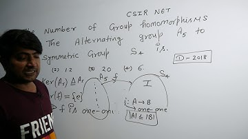 CSIR -NET MATHEMATICS II GROUP THEORY II DEC 2018 II