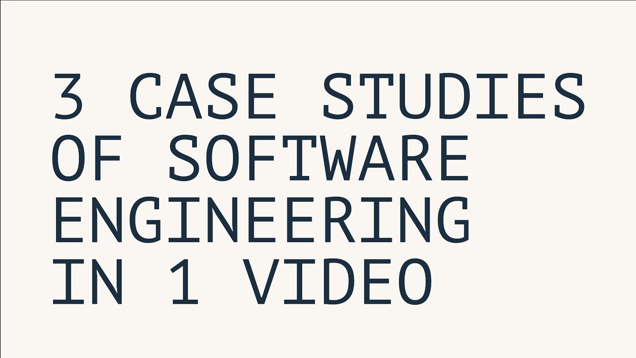 case study for software engineers