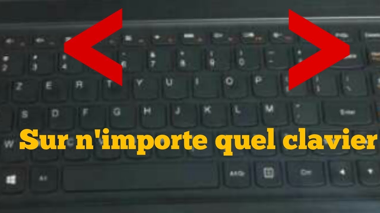 Comment afficher  les caractres cachs sur le clavier 