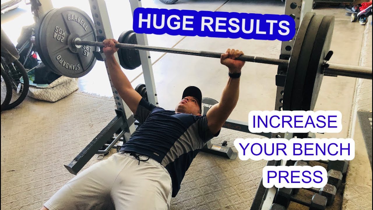 How to INCREASE your BENCH PRESS — Strengthen your Triceps Strengthen
