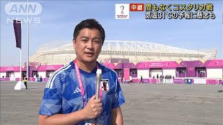 【W杯】コスタリカ戦へ！　試合への暑さ影響に警戒(2022年11月27日)