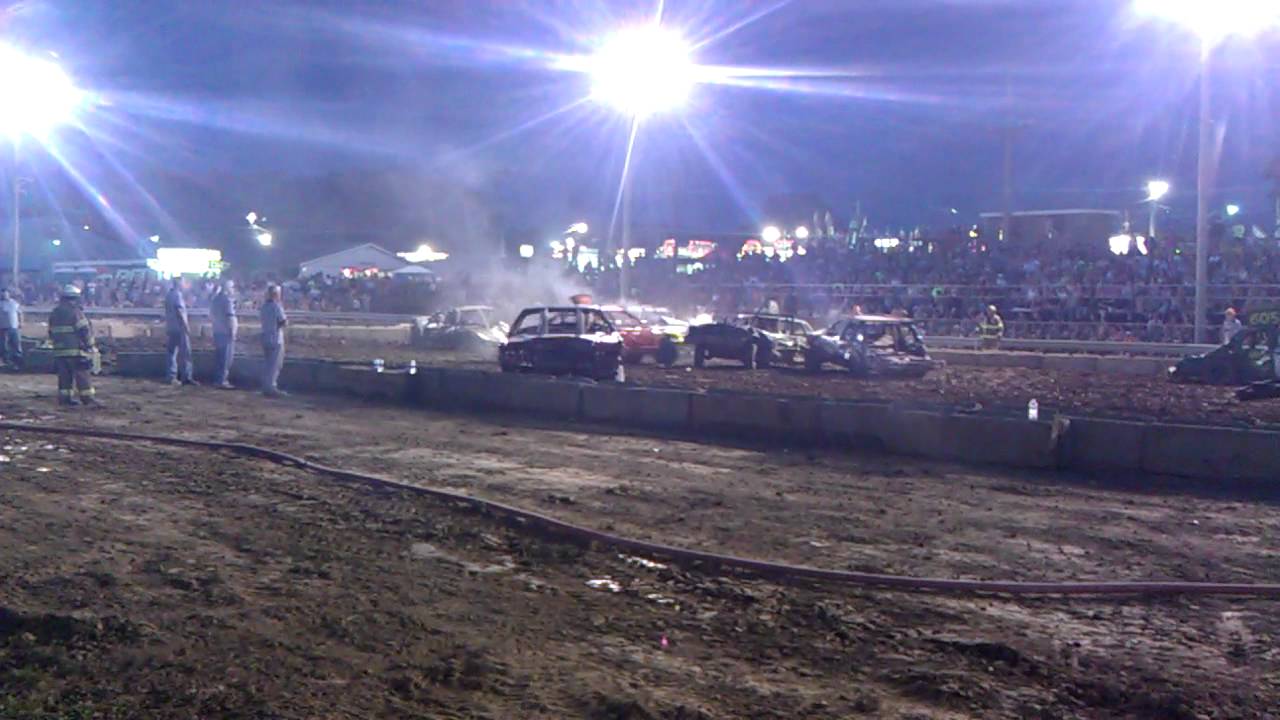 Hookstown fair demolition Derby 8/24/12 YouTube
