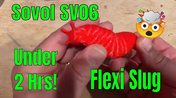 Printing A Fabulous Flexi Slug on the Sovol SV06 with Cura 5.3