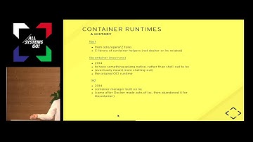 Container Runtimes: draw some lines