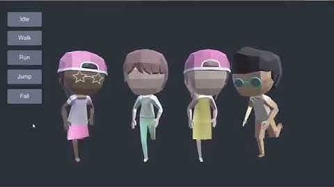 Unity Asset Store Pack - 8 Stylized Toon Low Poly Humanoids (Download link below)
