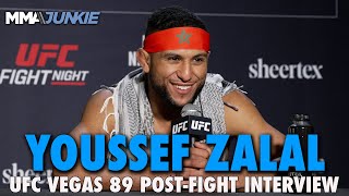 Youssef Zalal After Successful UFC Return: 'I Just Made The No. 19 Looks Easy' | UFC on ESPN 53