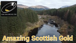 UK Gold Prospecting: Amazing Scottish Gold by ONE MAN AND HIS PAN 7,598 views 1 year ago 9 minutes, 14 seconds