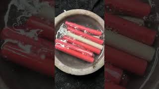 Satisfying chalk dipping into water asmr sounds  ASMR chalk Dipping into water   33