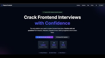 Crack Your Frontend Interview with PrepareFrontend.com 🚀