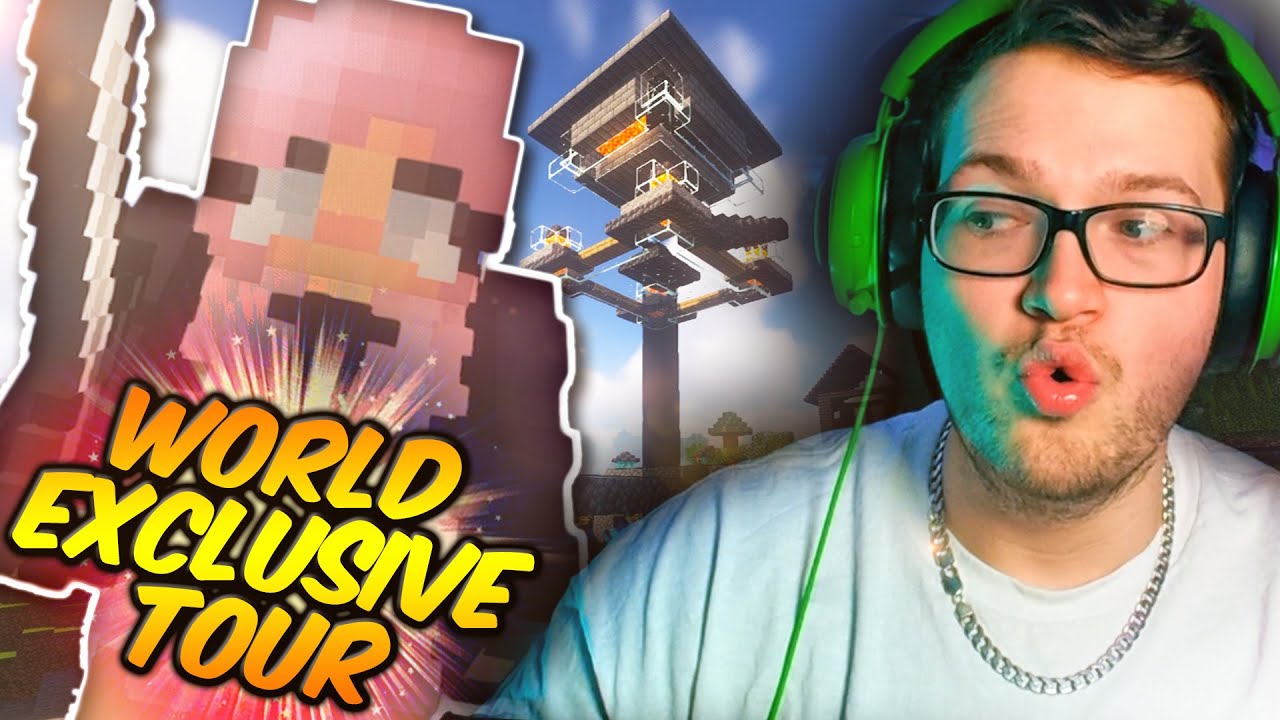 Our MODDED MINECRAFT Server TOUR! *World Exclusive*