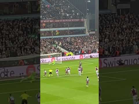 El Kaabi third goal for olympiakos vs Aston Villa