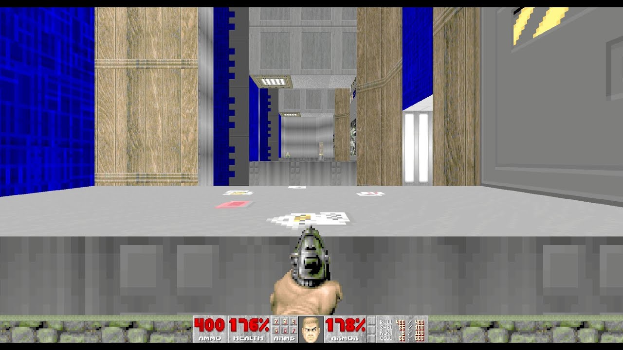 DOOM Amalgoom (U.V. 100%) Map 74: (E1M1beta+Map01) Alternate Reality (Bonus/Secret Map!)