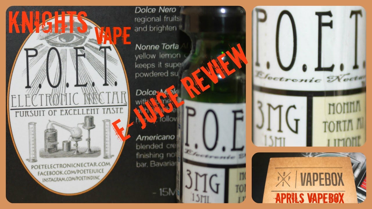 P.O.E.T. E-juice review
