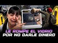 ¡FUERA DE CONTROL! MOTORISTA LE ROMPE EL VIDRIO A LULY ROCHA POR NO DARLE DINERO