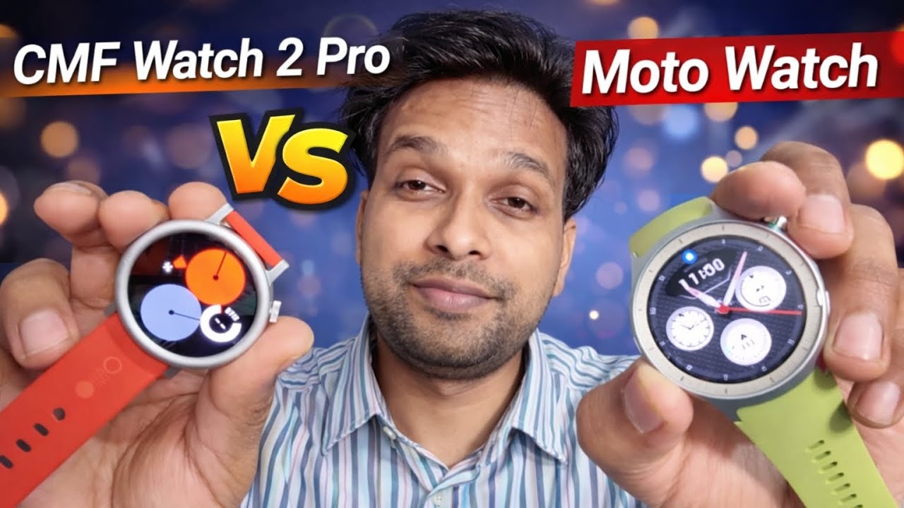 FINALLY 🔥 Moto watch Vs CMF Watch Pro 2 | CMF vs moto | motorola watch vs CMF watch 2 pro