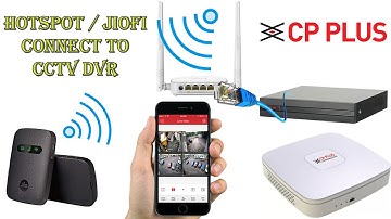 how to connect cp plus dvr with jiofi  wifi hotspot using Tenda Router & Mobile app configuration
