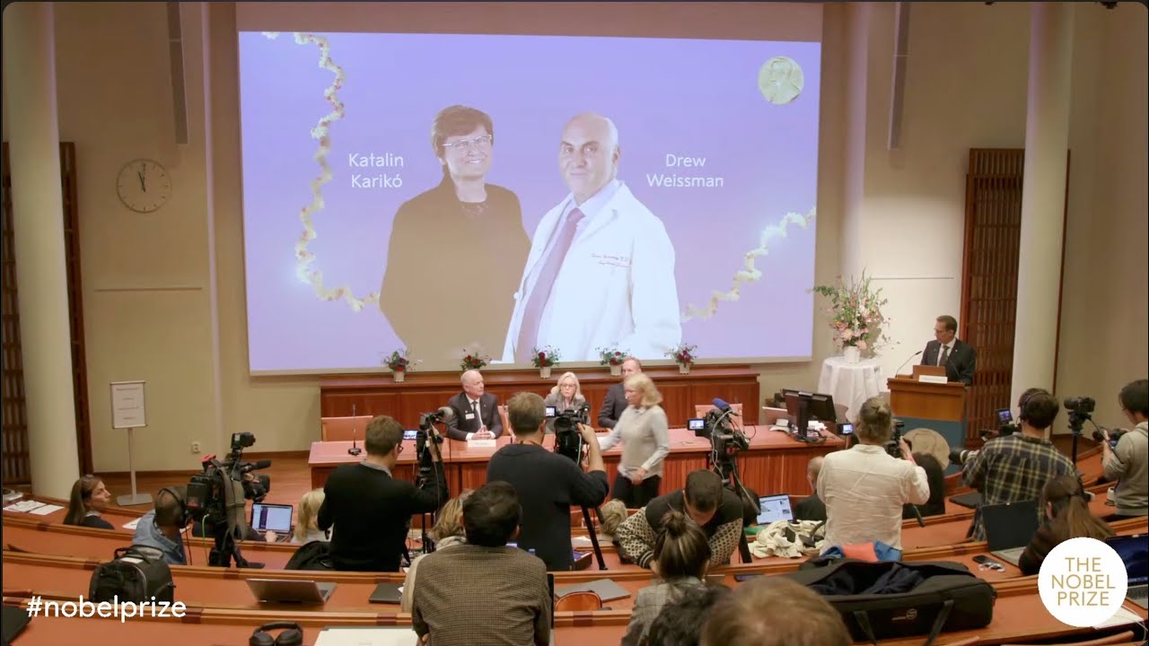 Nobel Prize for Medicine goes to Kariko and Weissman, pioneers of ...