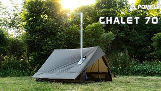 POMOLY CHALET 70 Hot Tent - Lightweight Forest Cabin