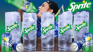 MUKBANG COLD FRESH DRINK ASMR SPRITE
