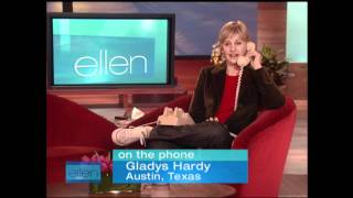 Ellen Checks-In with Gladys