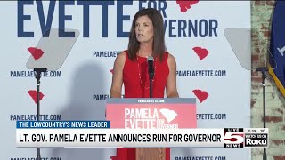 VIDEO: SC Lt. Gov. Evette announces run for governor