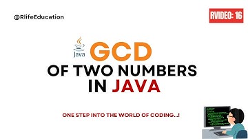 Find GCD of Two Numbers in Java | Loop + Logic Explained | Java Basics for Beginners #video16 #java