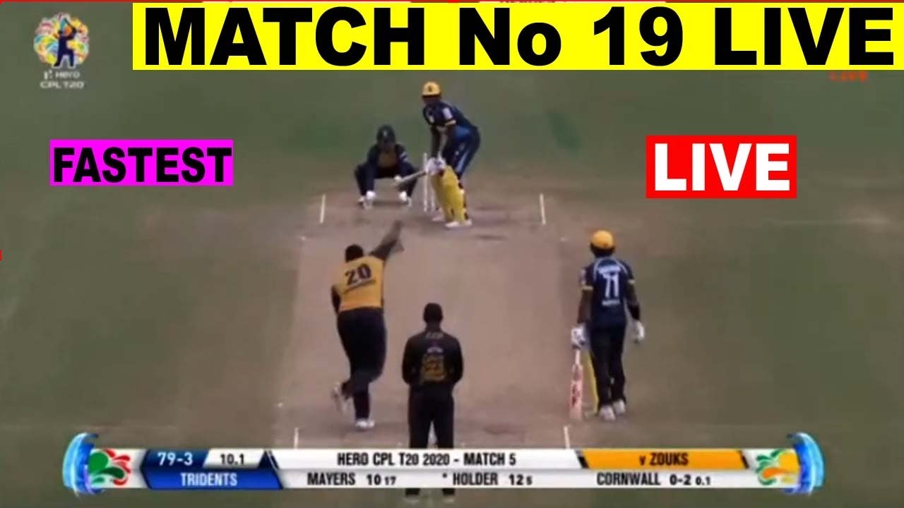 CPL 2020 LIVE Barbados vs St Lucia Live Live Streaming CPL T20 Cricket LIVE YouTube