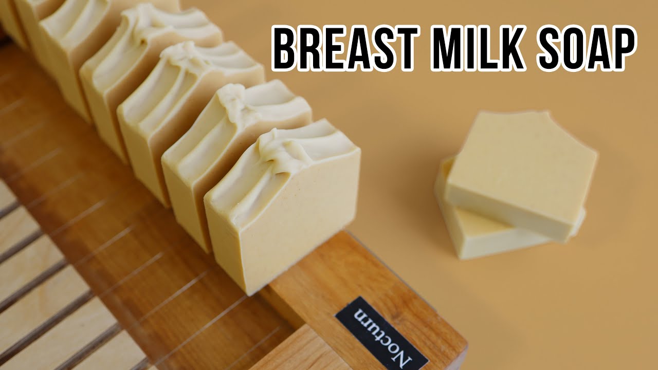 Making Breast milk Soap 집에서 #모유비누 쉽게 만들기