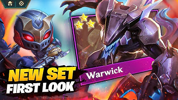 I HIT WARWICK 3 ON MY FIRST GAME!! New TFT Set 8.5 PBE Gameplay