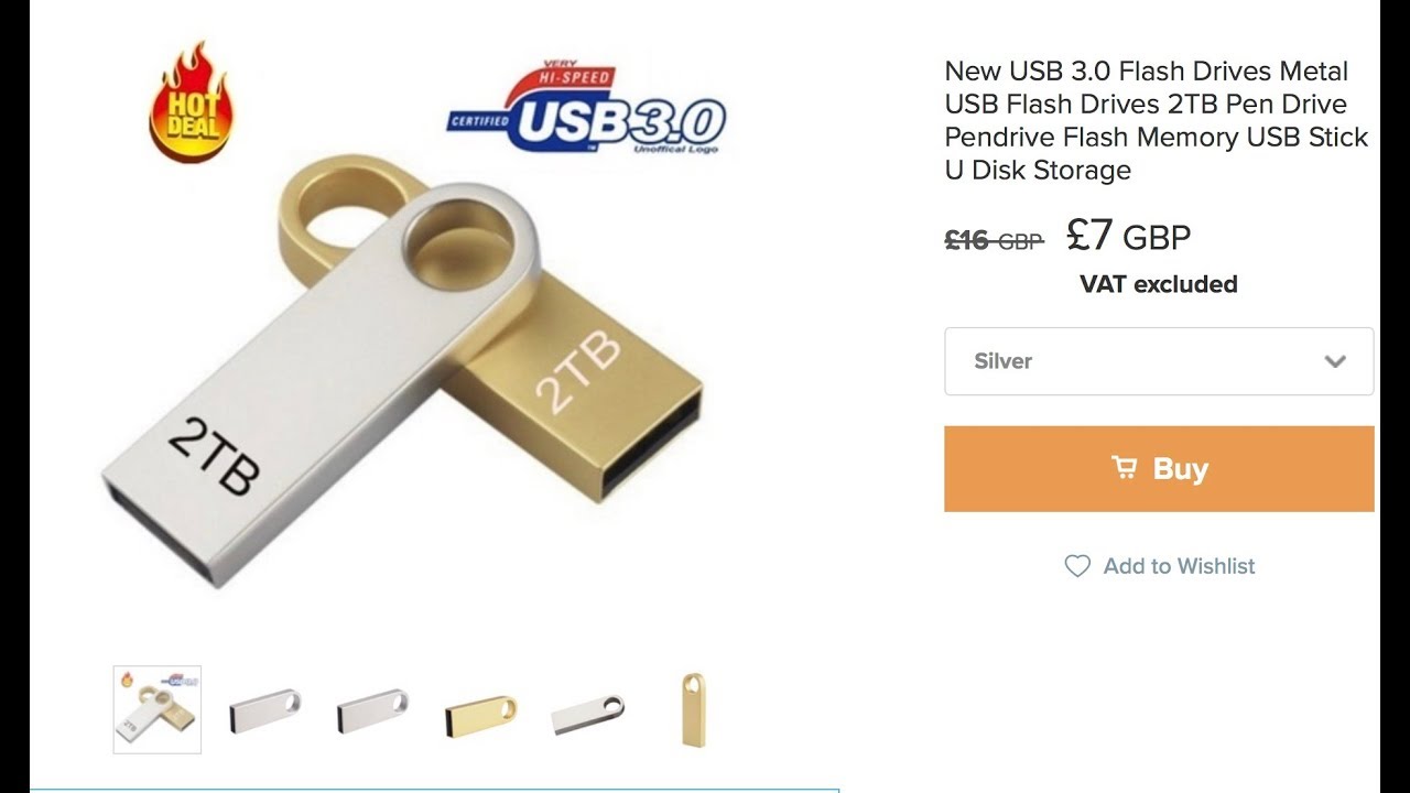 Fake Capacity USB Sticks - Dataquest