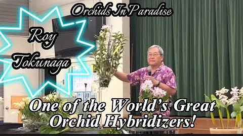 One of the worlds great orchid hybridizers, Roy To...