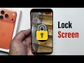 iPhone 17 Pro / Max : How to lock your screen