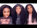 The ultimate MELT *START TO FINISH* 6*6 Closure Wig Install Routine + Wet Hair Look 💦 x Asteria Hair