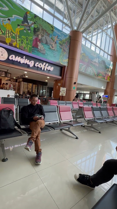 Suasana Bandara Supadio Pontianak #anakrantau #pontianak #kuliner #kalbar #travel