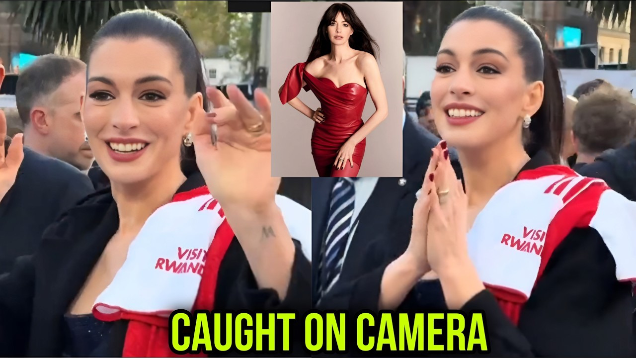 SPOTTED: Anne Hathaway Seen with Arsenal Shirt at London Premiere