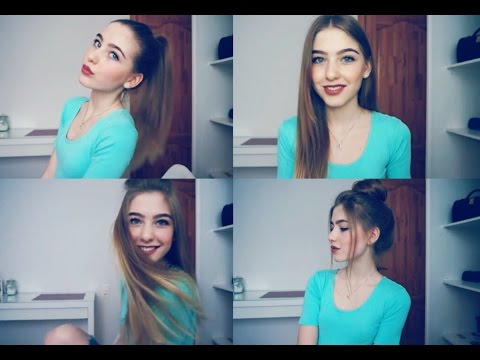 5 ikdienas matu frizūras /5 Easy Hairstyles / Brenda