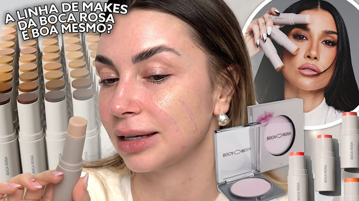 TESTANDO NOVIDADES BOCA ROSA: BASE, BLUSH E PÓ