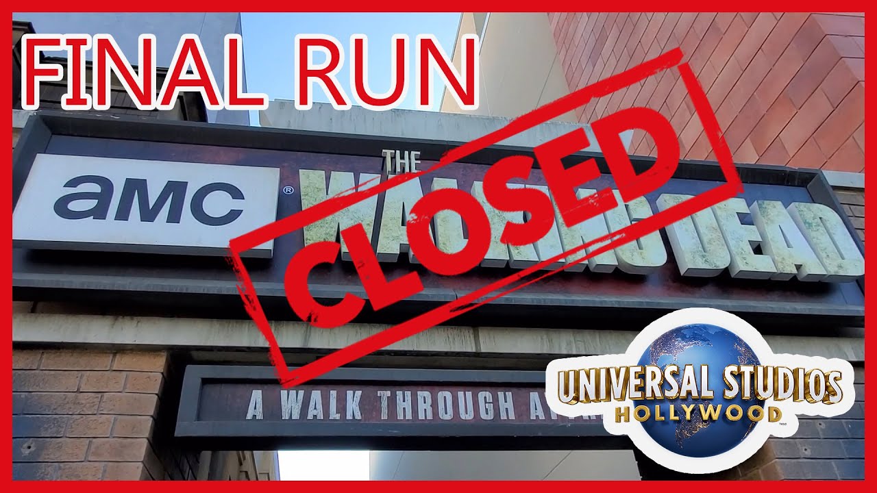 R.I.P The Walking Dead (Final Day of Operation)  | Universal Studios Hollywood