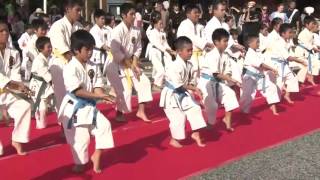 空手の日 Karate Day 2014 Okinawa - Kids exhibition