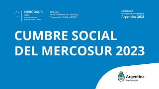 Cumbre Social del MERCOSUR - SALA B