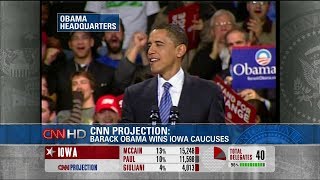 Obama Iowa Caucuses Victory Speech 2008 (CNN HD)