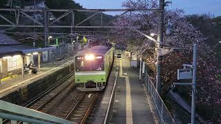 河内堅上駅　201系JR難波行き発車